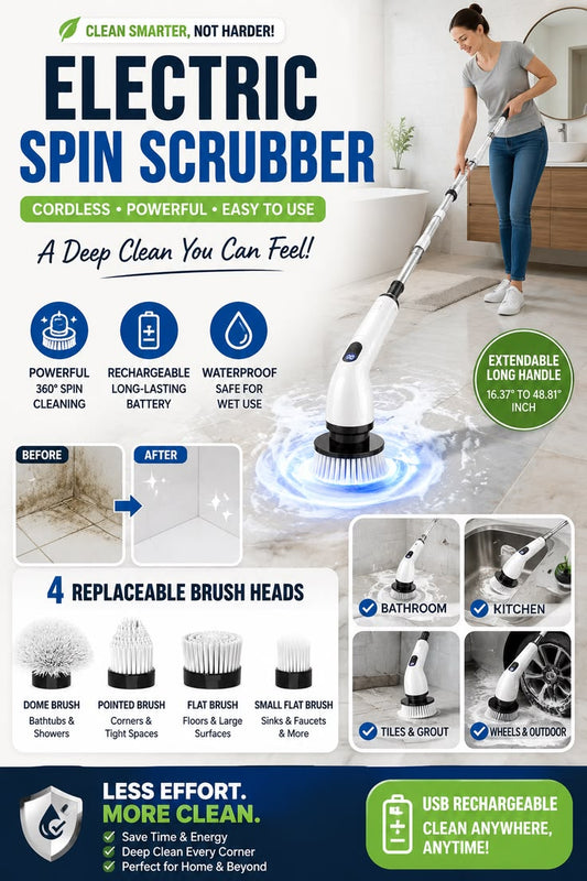 Electric Cleaning Brush 9-in-1