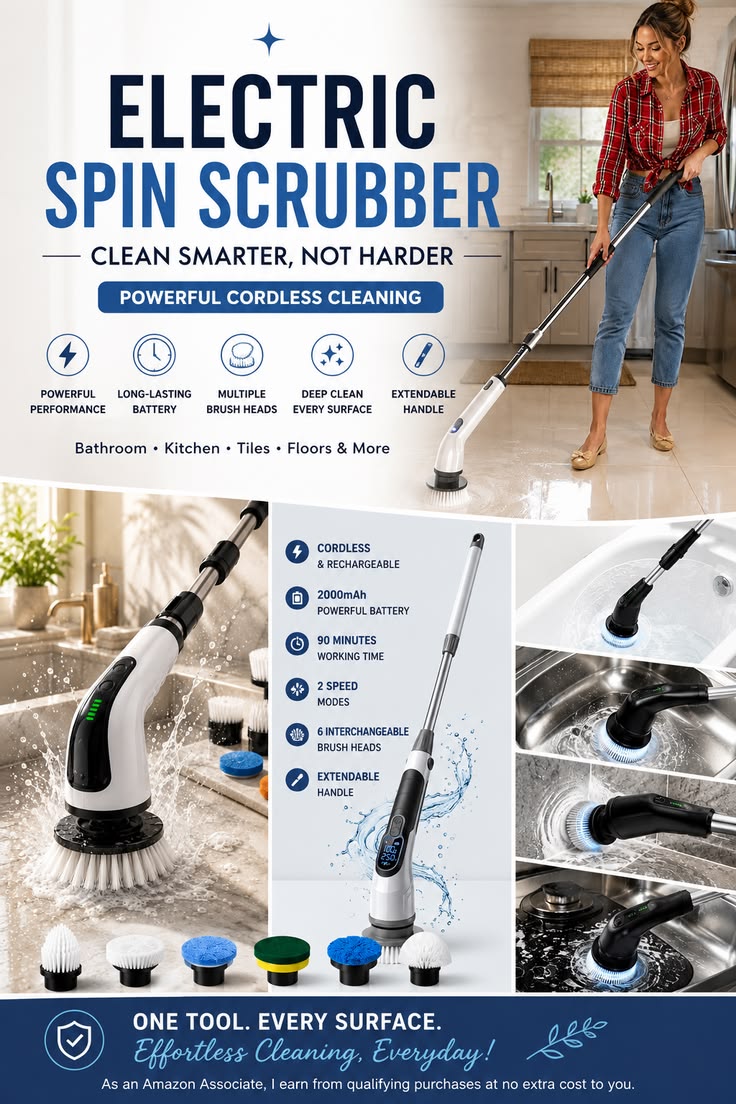Electric Cleaning Brush 9-in-1