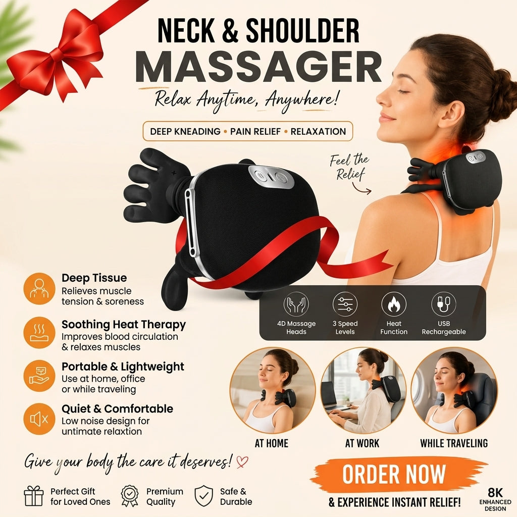 Neck & Shoulder Massager (Heated)