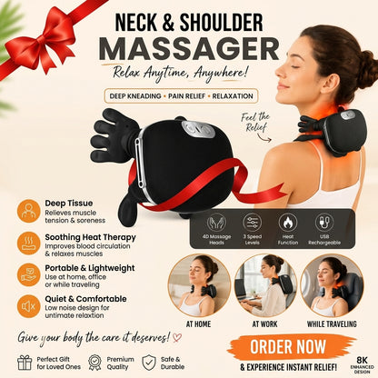 Neck & Shoulder Massager (Heated)