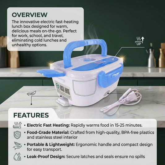Portable Electric Heater Lunch Box