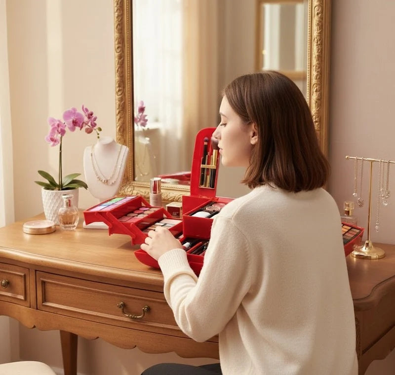 Deluxe Vanity Case Make-Up Kit