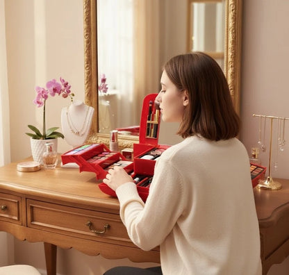 Deluxe Vanity Case Make-Up Kit
